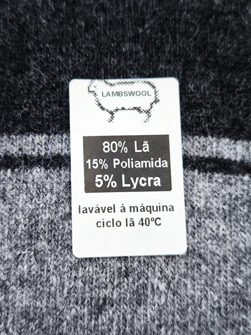 Meia Lambswool Bicolor com Punho Normal - Ref. 5050 - Senhor Peúgas