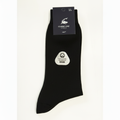 Meias premium algodão mercerizado preto liso Ref. 807 Senhor Peúgas