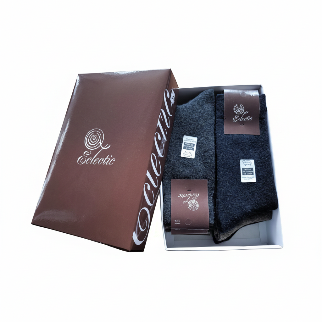 Caixa Eclectic Meias Lambswool 6 Pares Sortido - Ref. 5030 - Senhor Peugas
