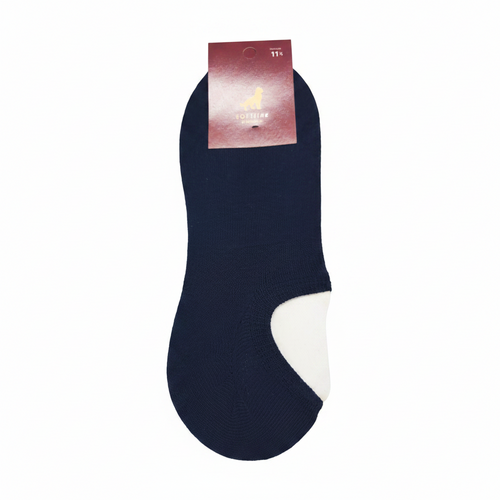 Meia invisível azul-marinho sem costura SOFTline Ref. 1200 Senhor Peúgas