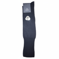 Meias executivas premium algodão Fil d'Escócia liso preto liso Ref. 807ML Senhor Peúgas