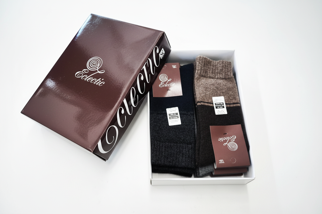 Caixa Eclectic Lambswool Bicolor caixa 5 Pares - Ref. 5050 - Senhor Peugas
